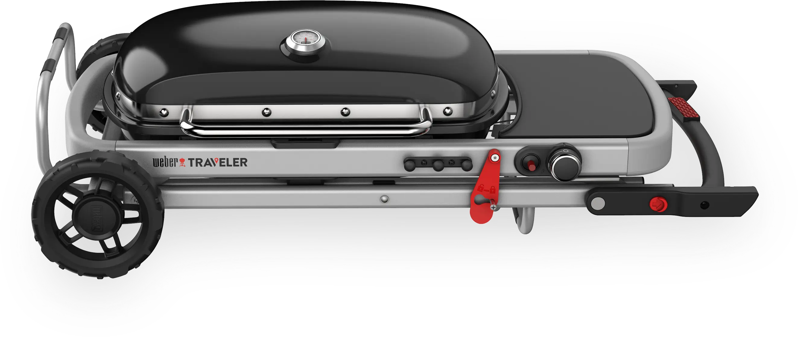 Weber Traveler Portable Liquid Propane Grill - Black