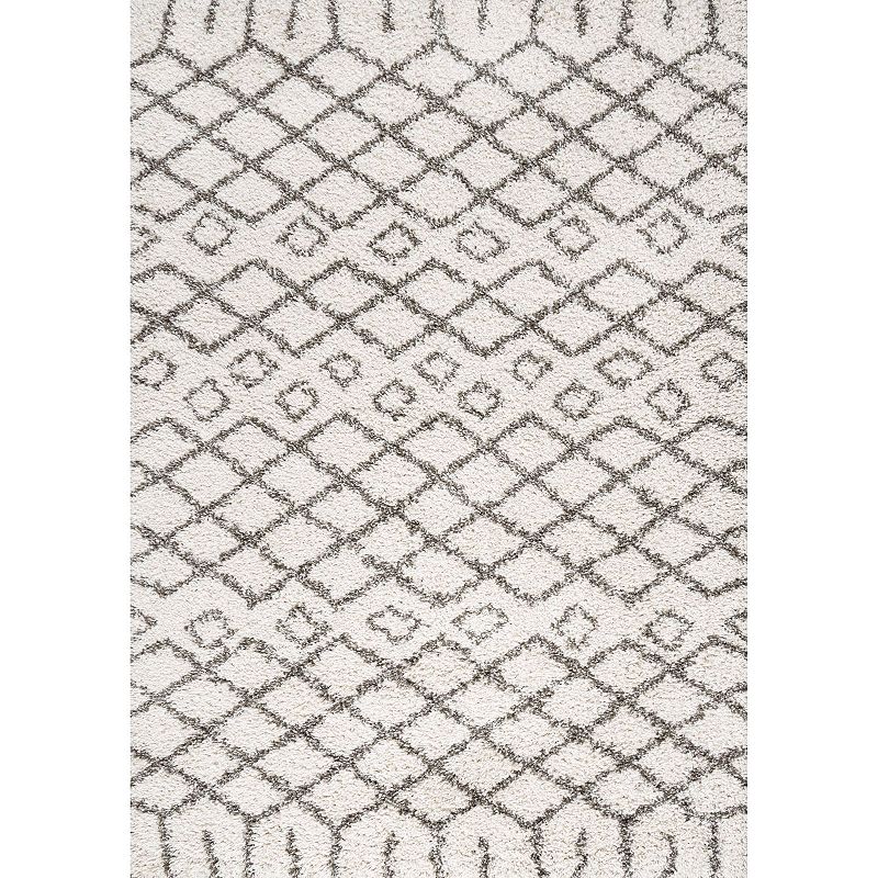 JONATHAN Y Algaida Moroccan Diamond Shag Rug