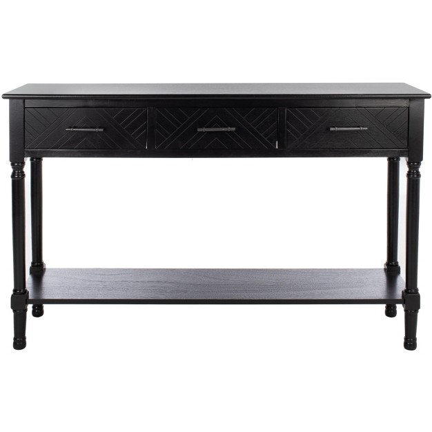 Peyton 3 Drawer Console Table Safavieh