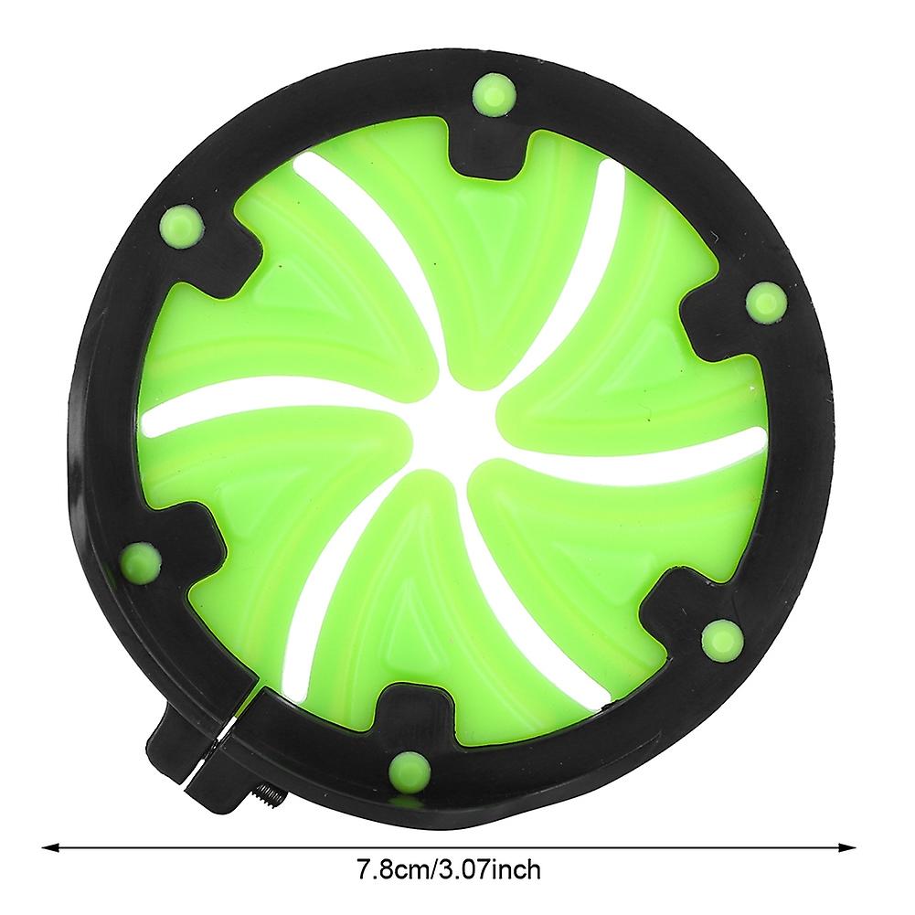 Outdoor Pp Plastic Green Black Petals Triangular Universal Paintball Speed Feed Gate Lid Hoppers Cover