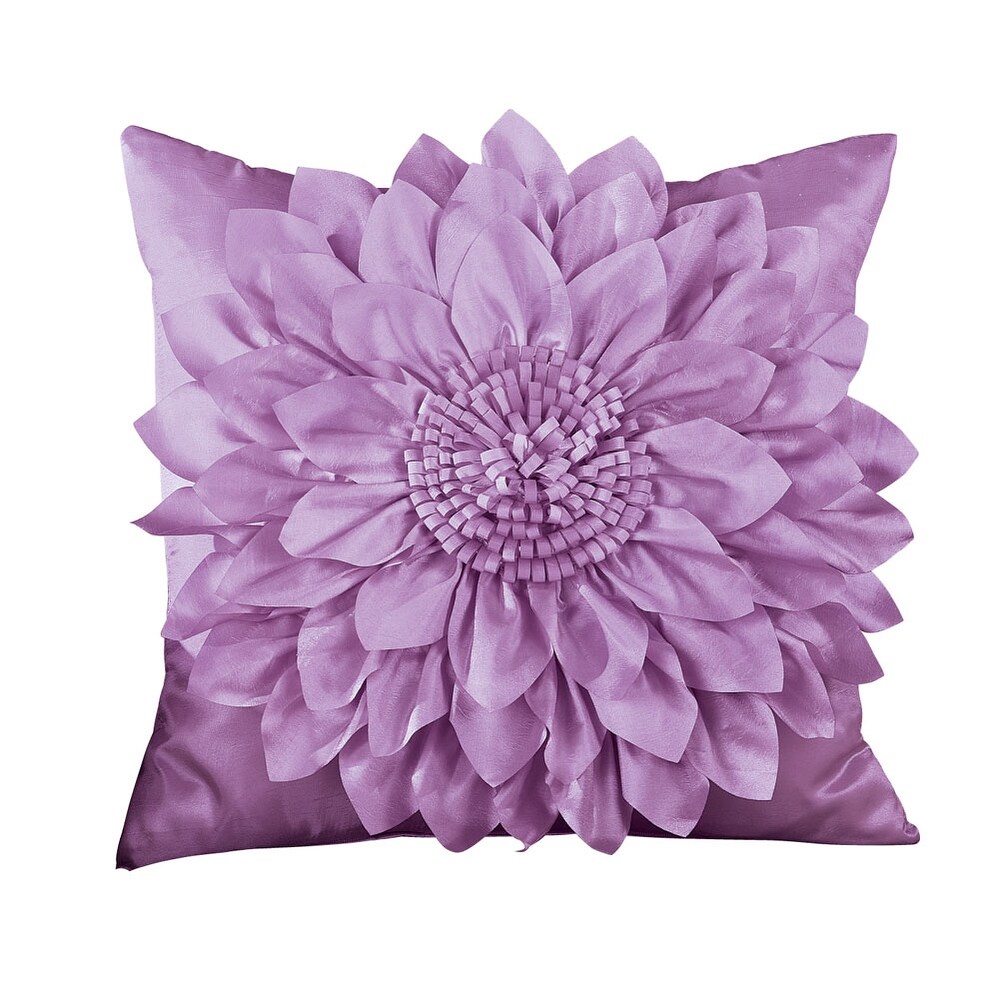 Elegant Blooming Flower Pillow Cover