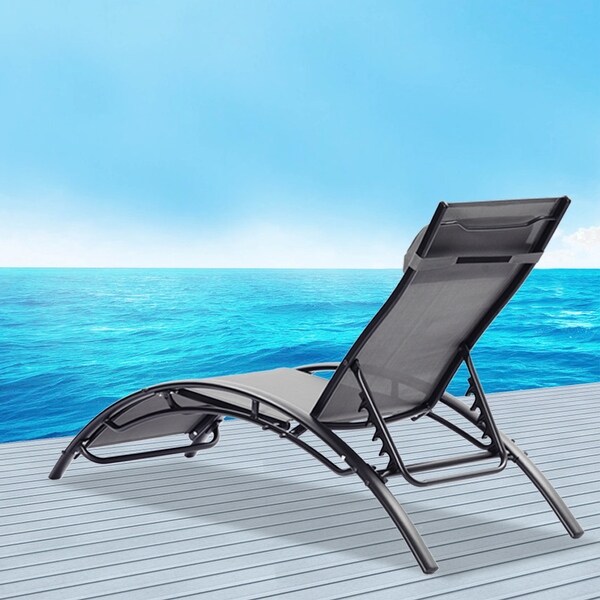 2 PCS Set Outdoor Lounge Chair