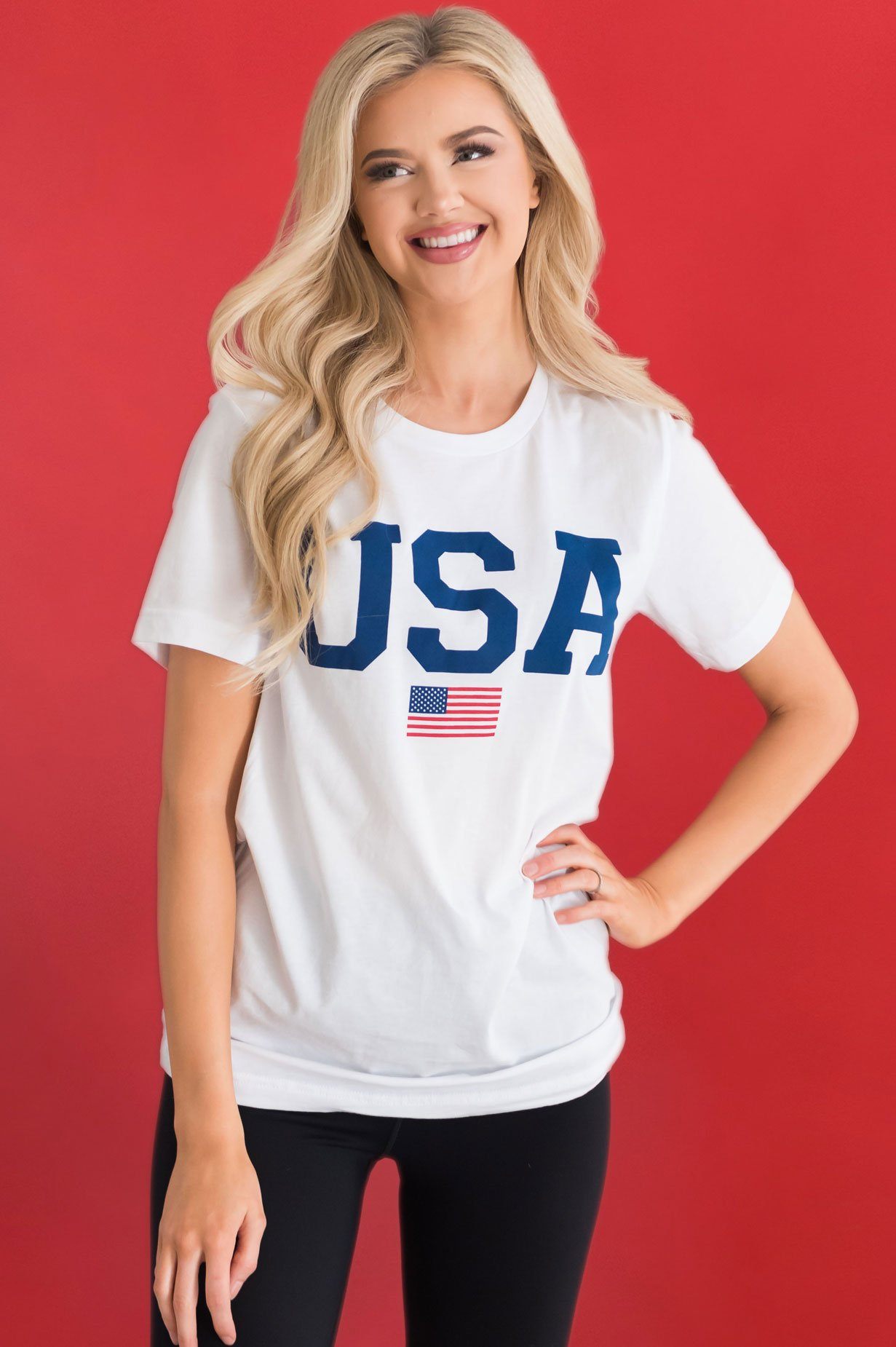 USA Modest Graphic Tee