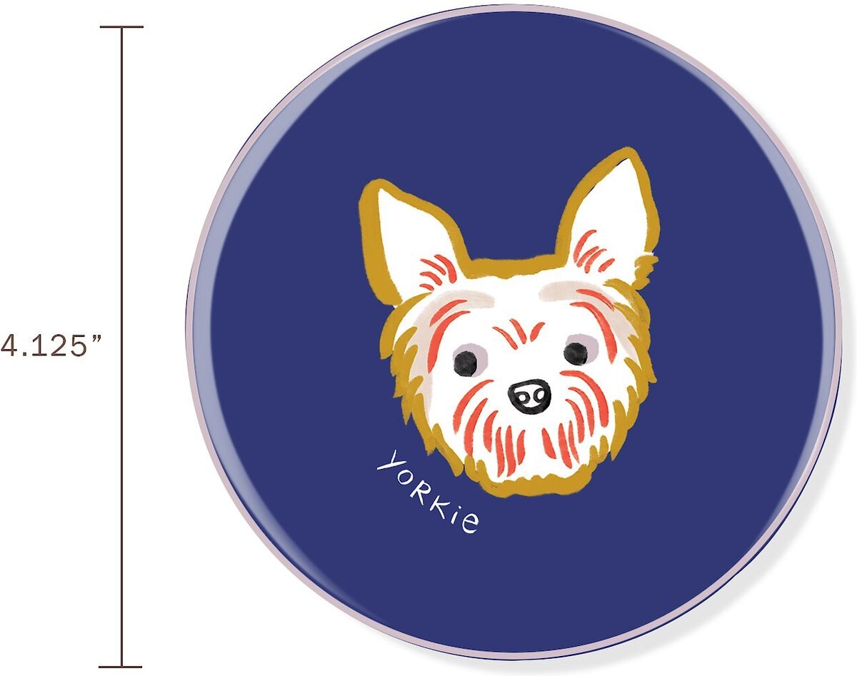 Pet Shop by Fringe Studio BFF Yorkie Ceramic Coaster