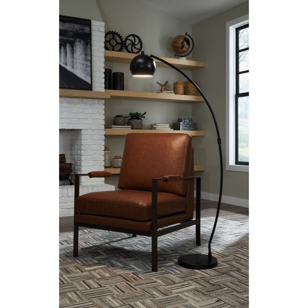 Marinel Floor Lamp Black Signature Design By Ashley