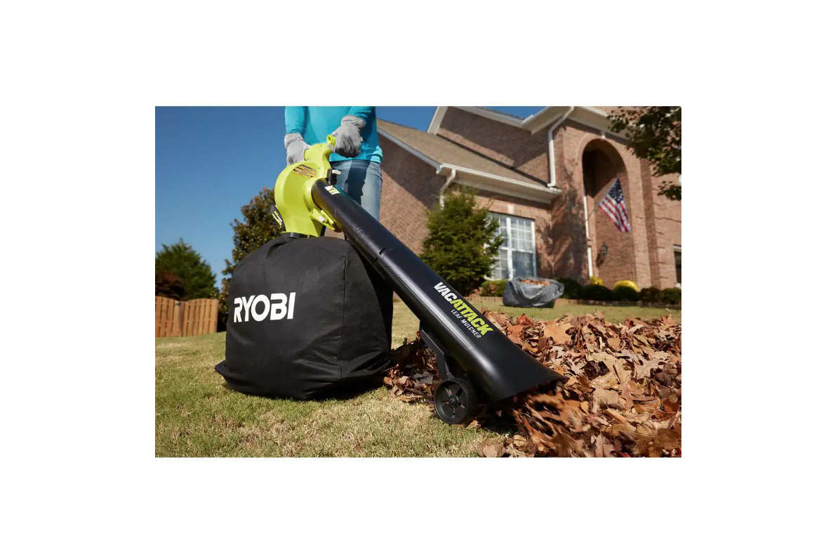 RYOBI RY40405BTL 40V Vac Attack Cordless Battery Leaf Vacuum/Mulcher (Tool Only)