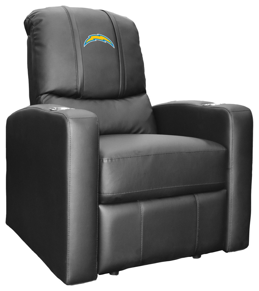 Los Angeles Chargers Primary Man Cave Home Theater Recliner   Contemporary   Recliner Chairs   by DreamSeats LLC  Houzz