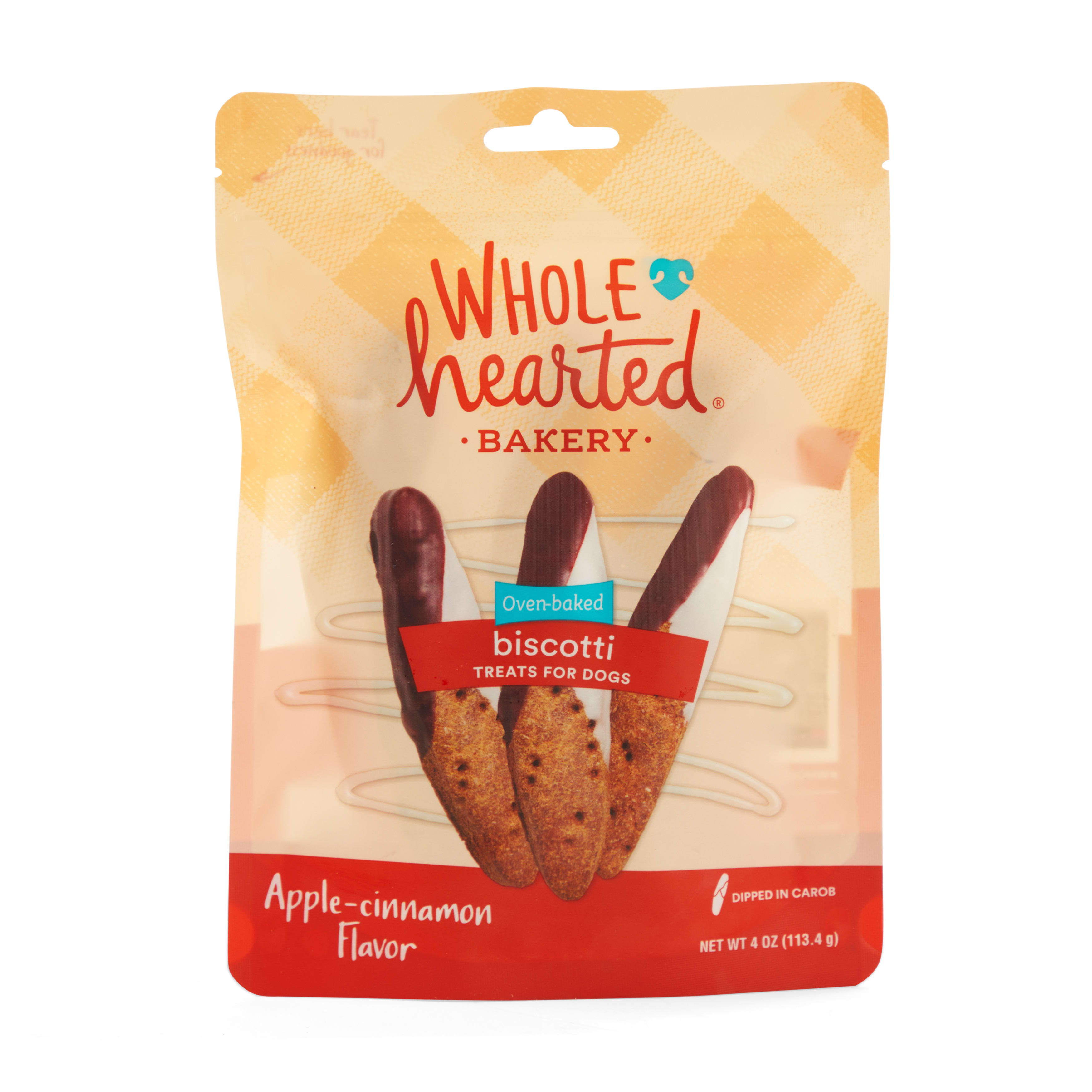 WholeHearted Dipped Biscotti for Dog Treats， 4 oz.