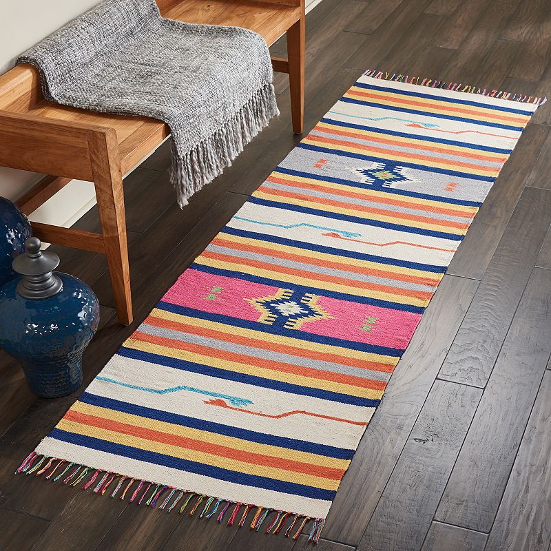 Nourison Baja Kilim Reversible Area Rug