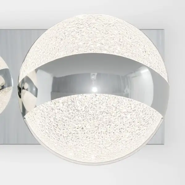 Artika Wavey Vanity LED Integrated Bathroom Light, Chrome