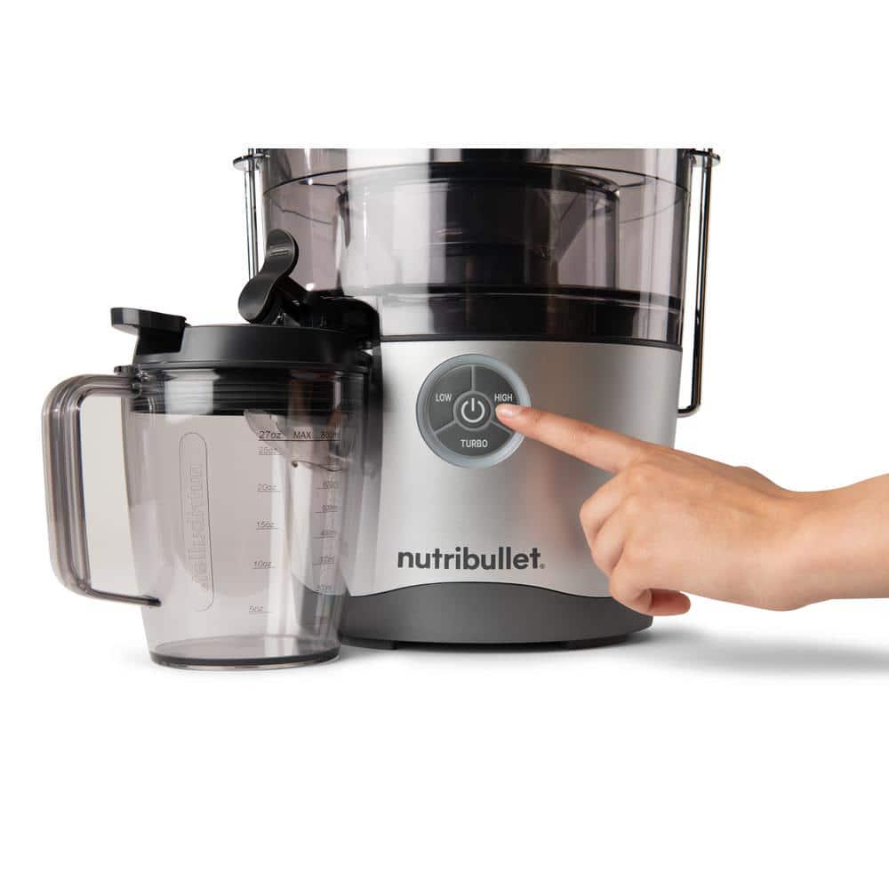 NutriBullet Pro 1000 W 676 oz Stainless Steel Juicer with 27 oz Pitcher