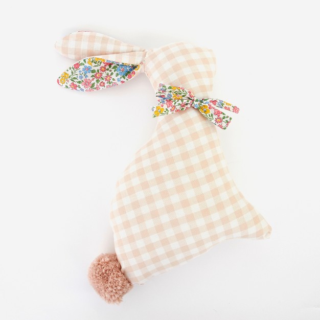 Meri Meri Gingham Bunny Cushion pack Of 1