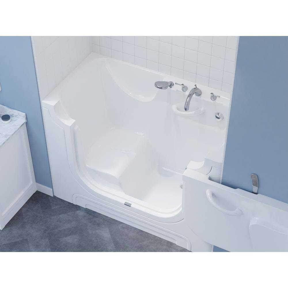 Universal Tubs HD Series 30 in. x 60 in. RD Walk-In Soaking Bathtub in White HD3060WCARWS