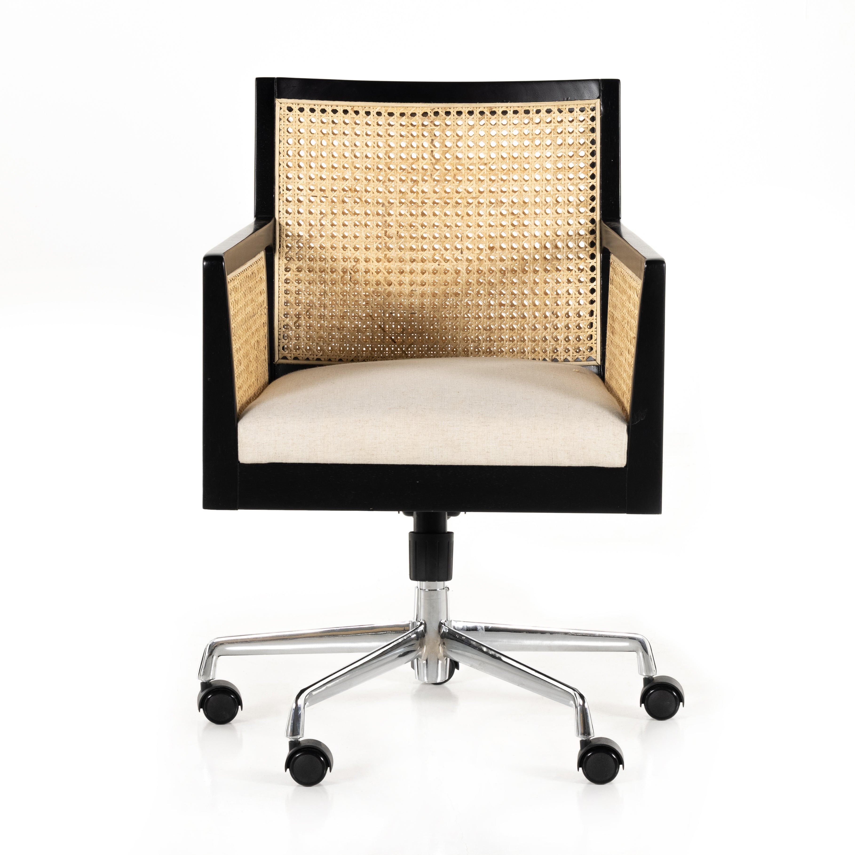 Antonia Desk Chair - Brushed Ebony