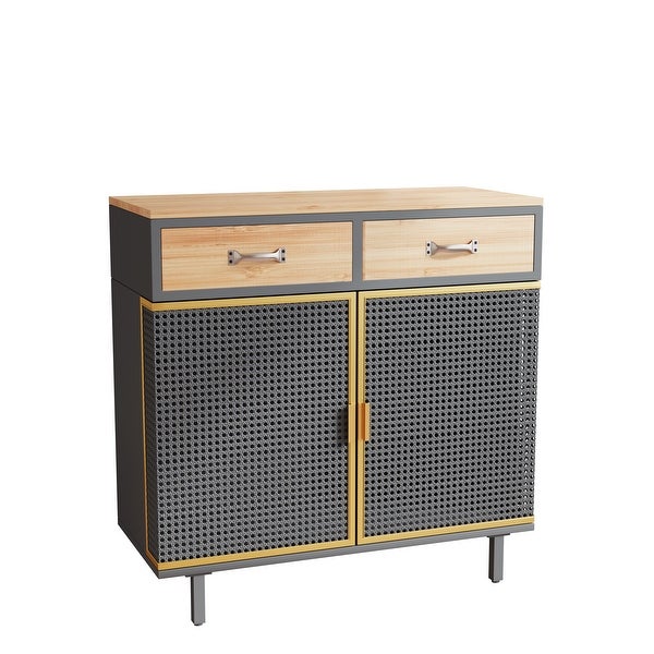 31.5 Inch Width Two Drawer Sideboard - N/A