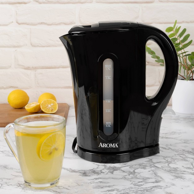 Aroma 1 7l Electric Kettle Black