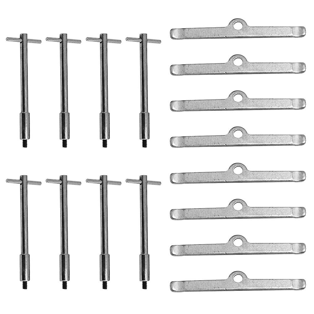 1 Set Valved Cover Bolts Steel Valved Cover Hold Down Wing Bolts For Car Use