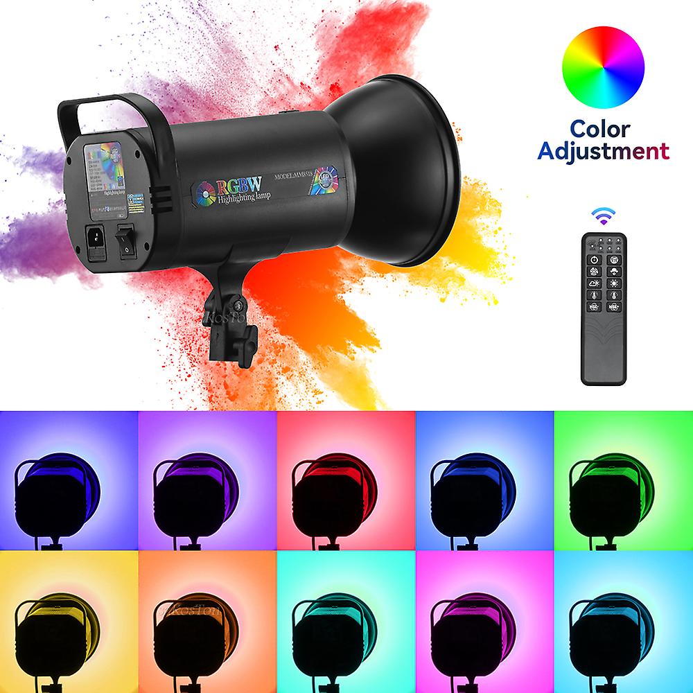 Rgb Cob Led Video Light Studio Lighting 1700k-12000k Professional Studio Strobe Flash Lamp Bowens Mount For Camera Video Photo