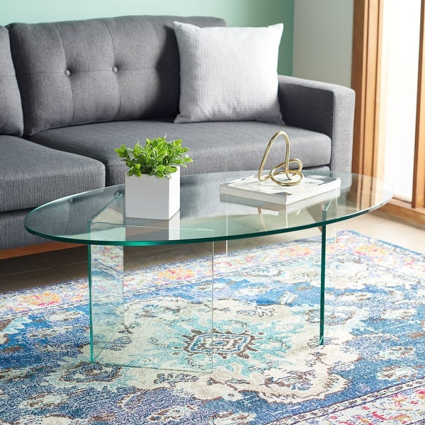 SAFAVIEH Carsten Tempered Glass Coffee Table - 47