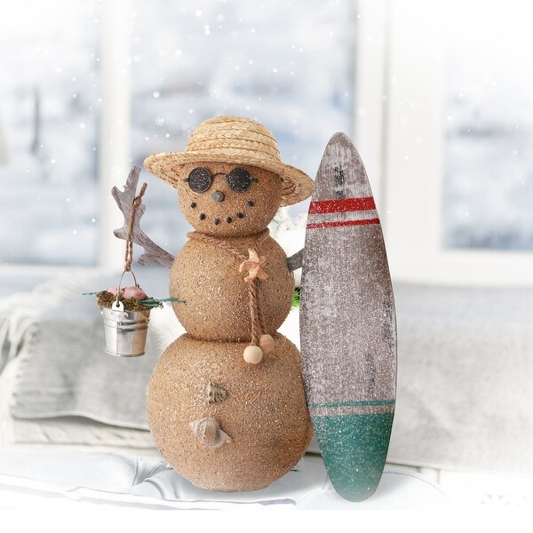 13 Sand Seashore Dude Snowman