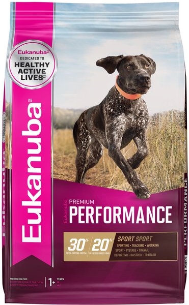 Eukanuba Premium Performance 30/20 SPORT Adult Dry Dog Food， 28-lb bag