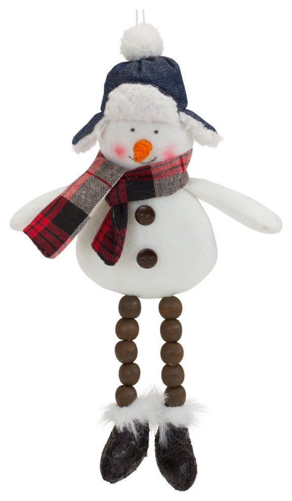 Snowman Ornament  6 Piece Set  10 quotH Polyester   Transitional   Christmas Ornaments   by Timeout PRO  Houzz