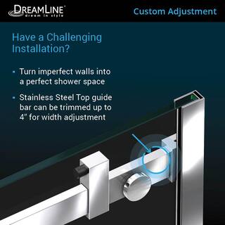 DreamLine Enigma Air 60 in. W x 76 in. H Sliding Frameless Shower Door in Satin Black Finish with Clear Glass SHDR-64607610-09