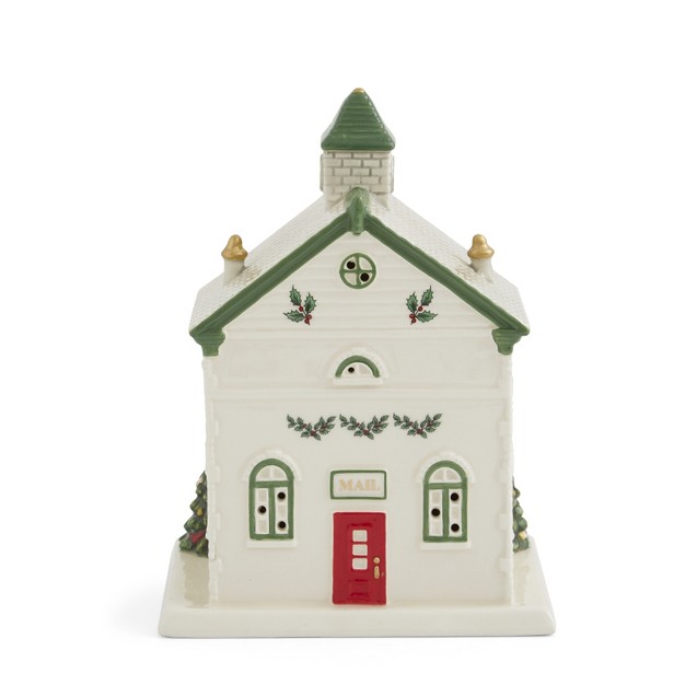 Spode Christmas Tree Led Village Post Office 6 5 X 5 Inch