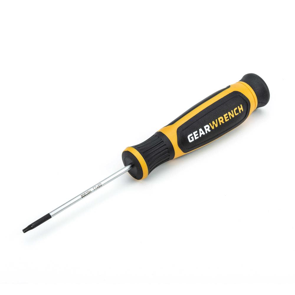 GEARWRENCH T7 x 60mm Mini Torx Dual Material Screwdriver 80039H from GEARWRENCH