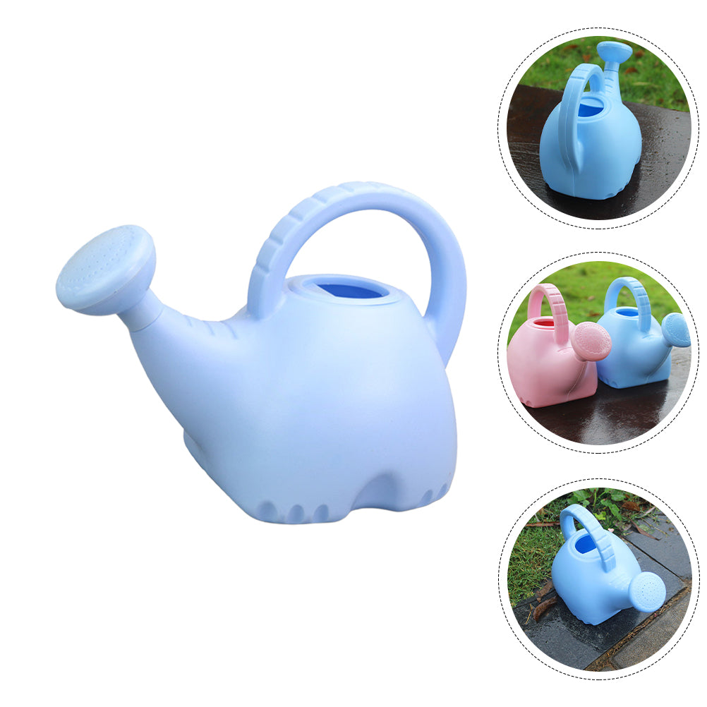 NICEXMAS Cartoon Elephant Design Watering Can Kids Small Watering Can for Garden