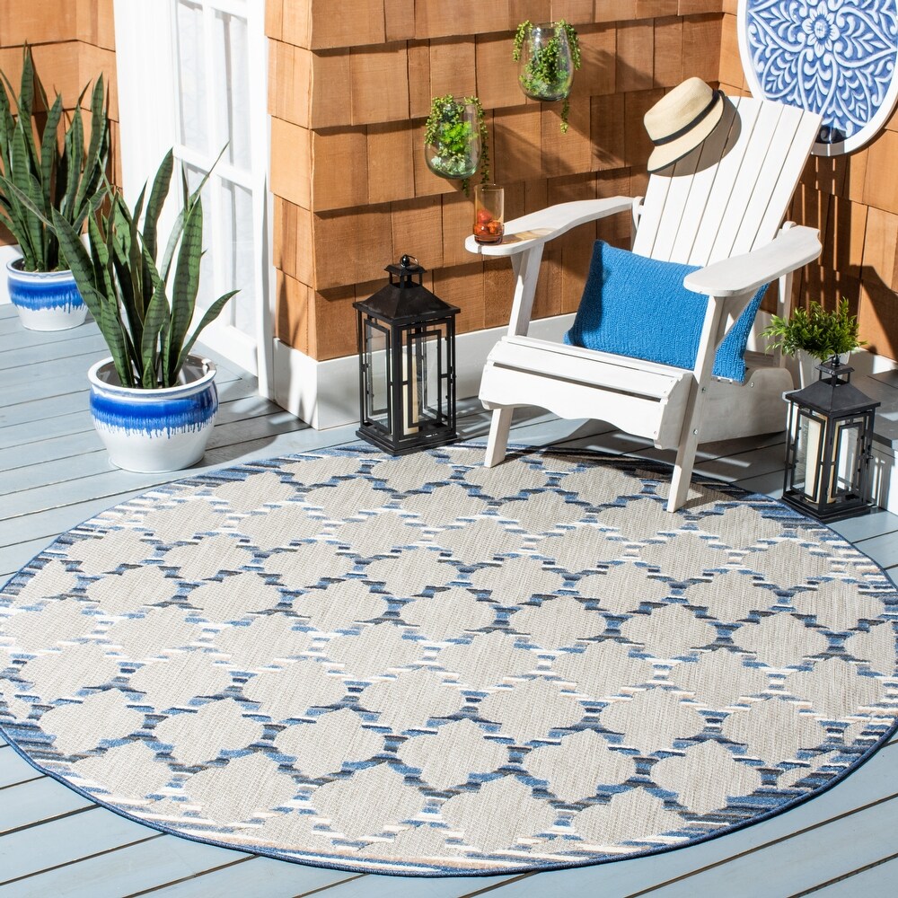 SAFAVIEH Cabana Nilgun Indoor/ Outdoor Waterproof Patio Trellis Rug