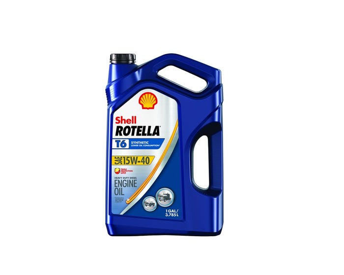 Shell Rotella® T6 15W-40 Full Synthetic Heavy Duty Engine Oil， 1 Gallon -550050467