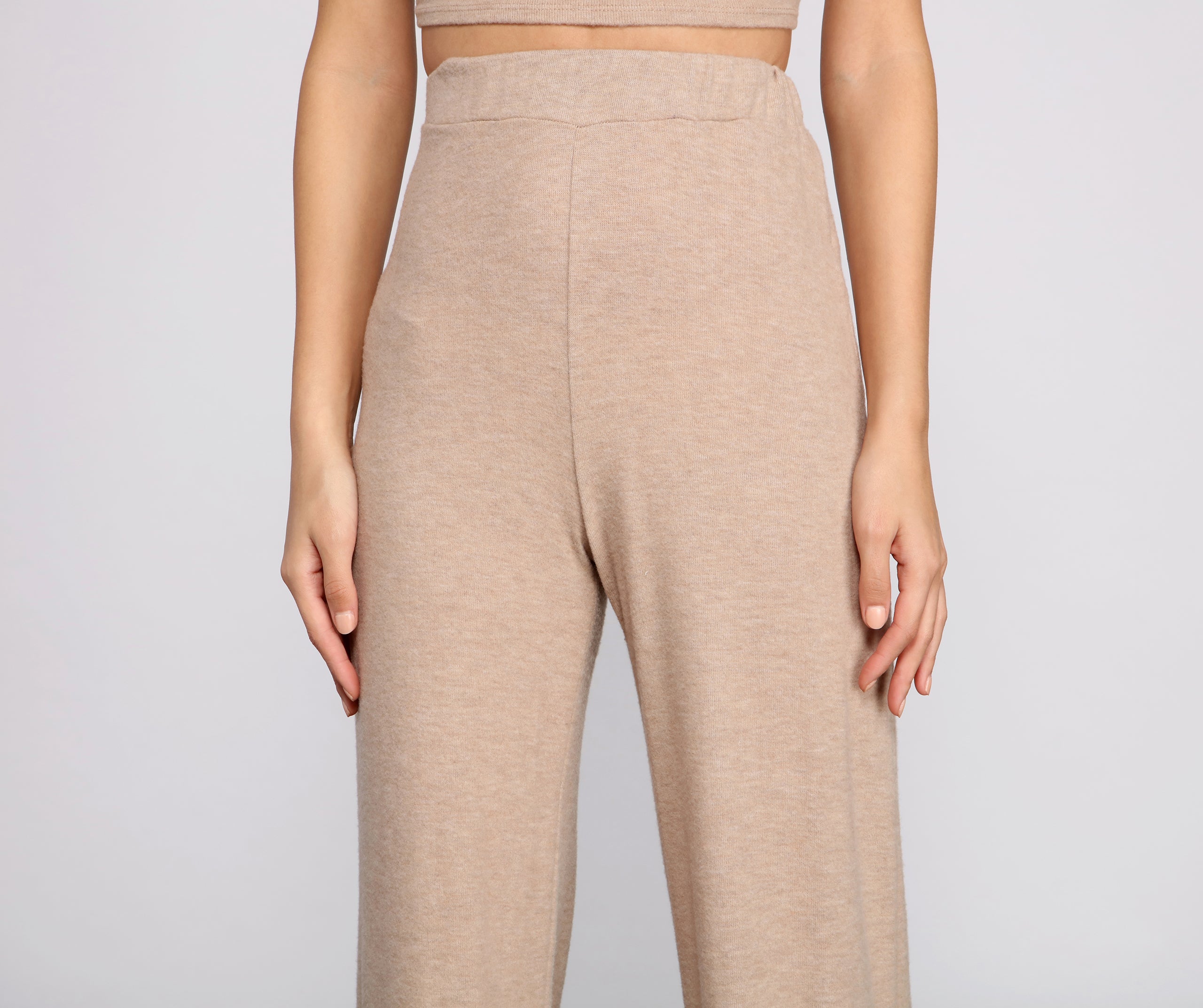 Taking Knit Easy Wide Leg Pajama Pants