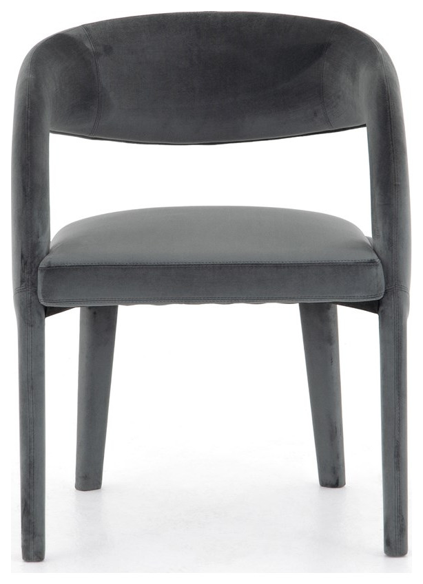 Curved Dining Chair   Midcentury   Dining Chairs   by AFB Decor  Houzz