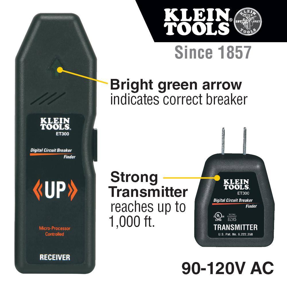 Klein Tools Digital Circuit Breaker Finder ET300