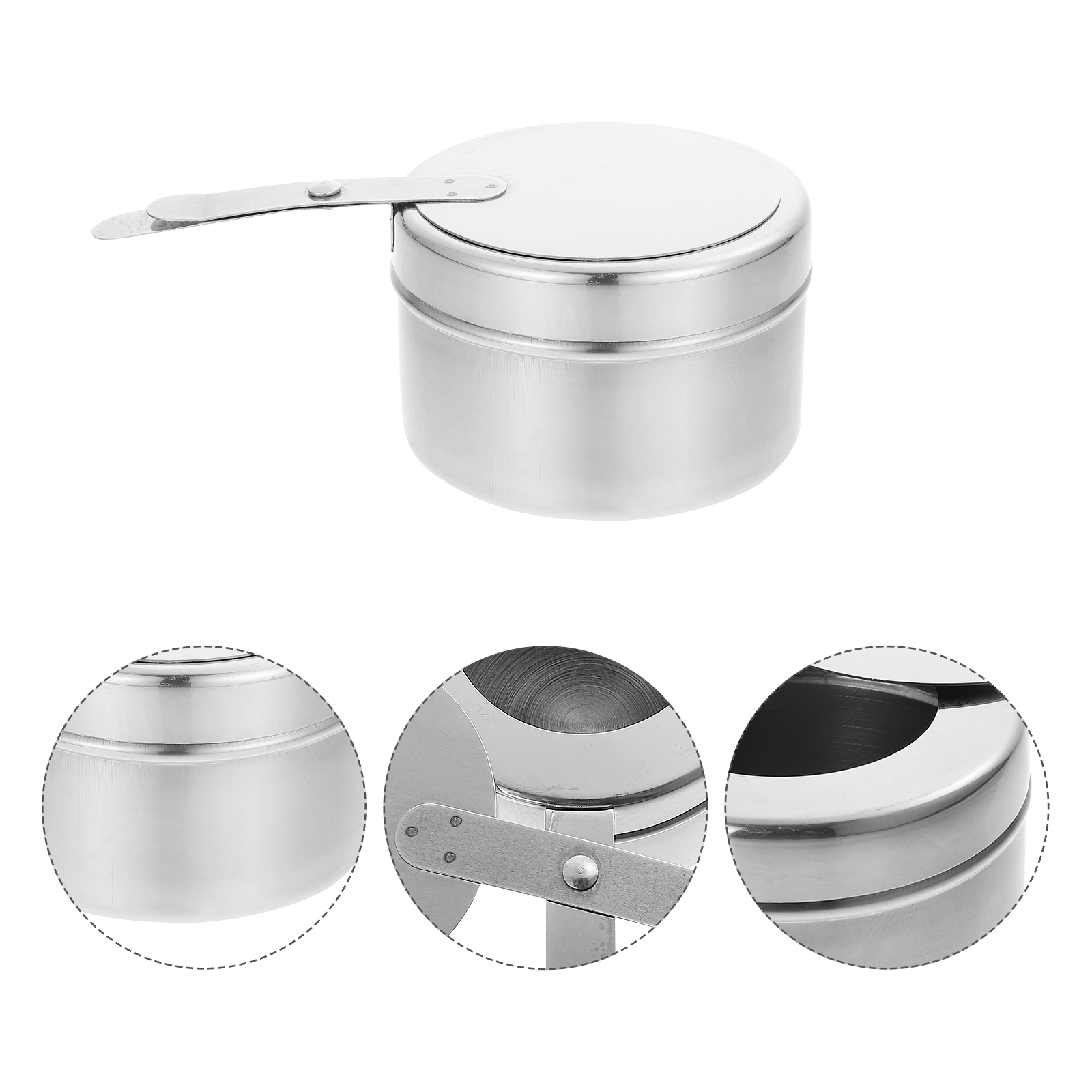 NUOLUX Fuel Chafing Holder Cans Dish Cover Chafers Stainless Steel Holders Dishes Food Warmer