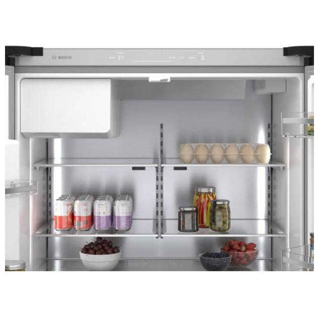 Bosch 36-inch, 20.8 cu.ft. Counter-Depth French 3-Door Refrigerator with QuickIcePro System™ B36CD50SNB