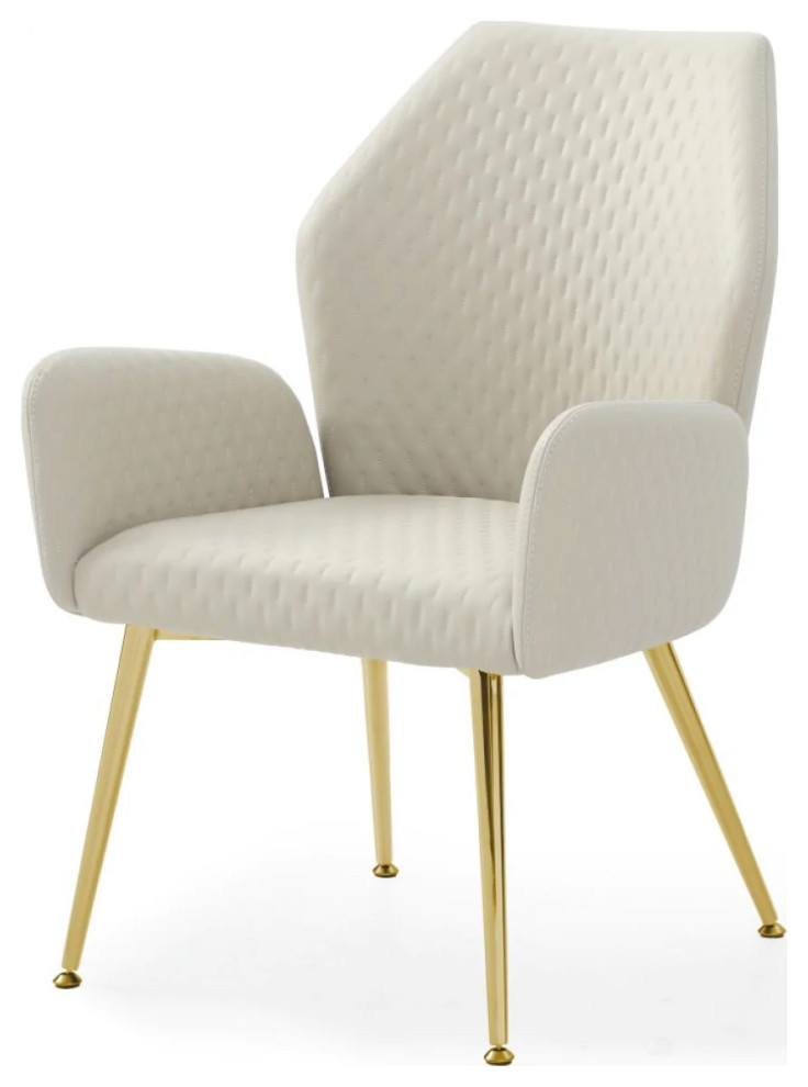 Trey Modern Beige Dining Chair  Set of 2   Contemporary   Dining Chairs   by Virgil Stanis Design  Houzz