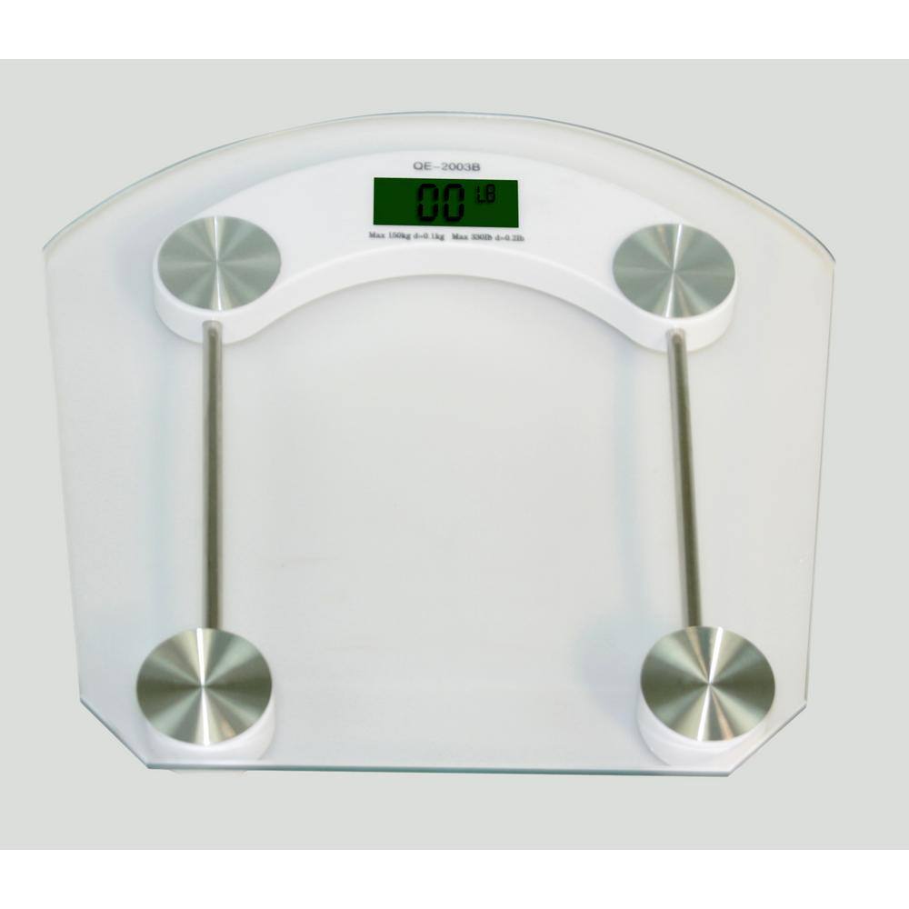 Home Basics Glass Bathroom Digital Scale BS01261