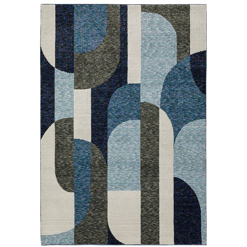 StyleHaven Sutton Contemporary Geo Oval Rug