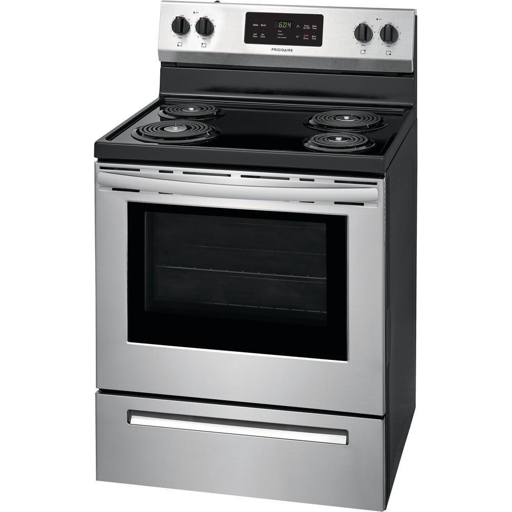 Frigidaire 30-inch Freestanding Electric Range with Self-Clean Oven CFEF3016VS