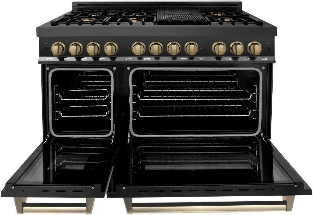 ZLINE Duel Fuel Double Oven Range RABZ-48-CB