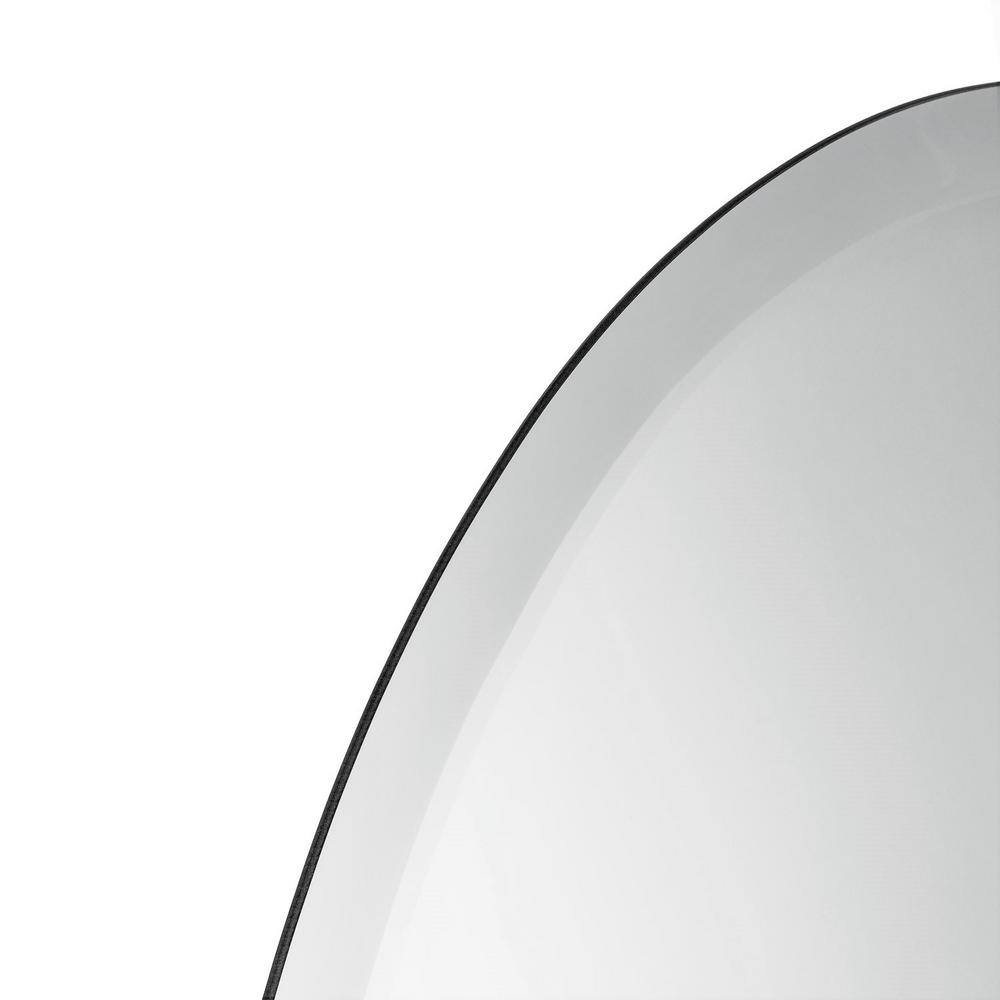 better bevel 24 in. W x 36 in. H Frameless Oval Beveled Edge Bathroom Vanity Mirror 17101