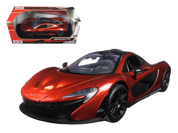 Motormax McLaren P1 Orange Metallic 1/24 Diecast M...