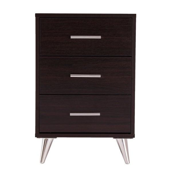 SEI Furniture Narva Mid-century Modern Storage Nightstand - - 25446841