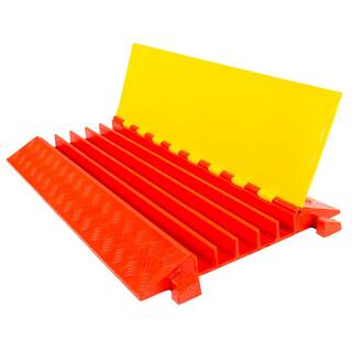 Guardian 5-Channel Polyurethane Cable Protector Ramp for 1.375 in. Dia Cables DH-PCP-2