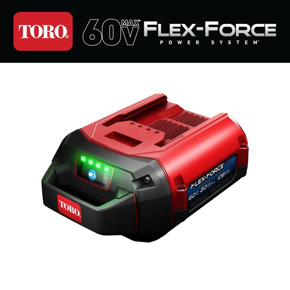 Toro Flex-Force Power System 60-Volt Max 2.0 Ah Lithium-Ion Battery 88620