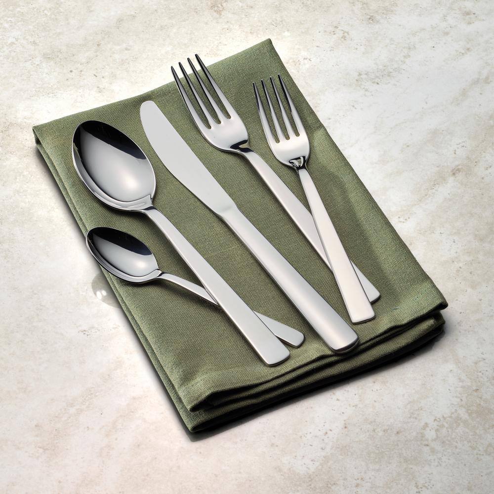 Tramontina Oslo 20-Piece 180 Stainless Steel Flatware Set (Service for 4) 80324001DS