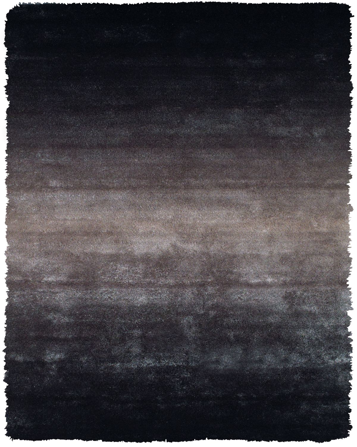 Freya Hand Tufted Black and Gray Rug by BD Fine