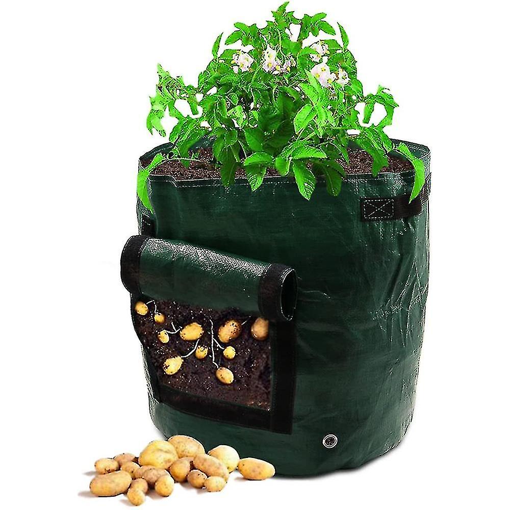 2pack Plant Bag Planting Grow Bags Potato Growing Bags Garden Grow Bags Potato Vegetable Grow Planter Bag With Handles